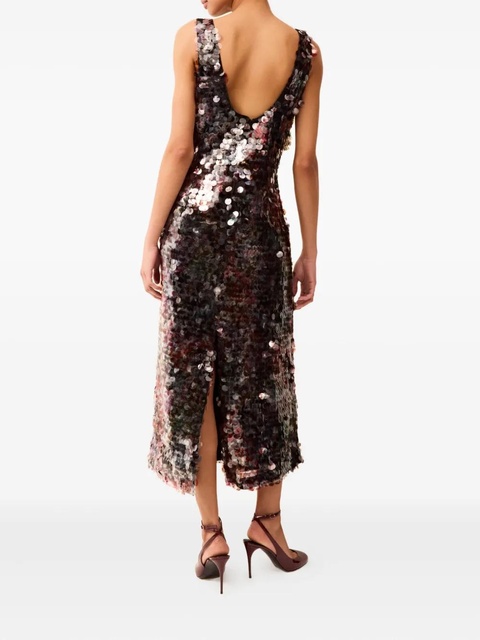 Marie Oliver Olympia sequin midi dress - Black - zdjęcie produktu nr 2
