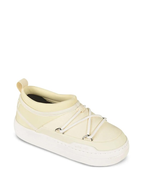 Moon Boot Park Icon lace-up flat sneakers - Yellow - zdjęcie produktu nr 1