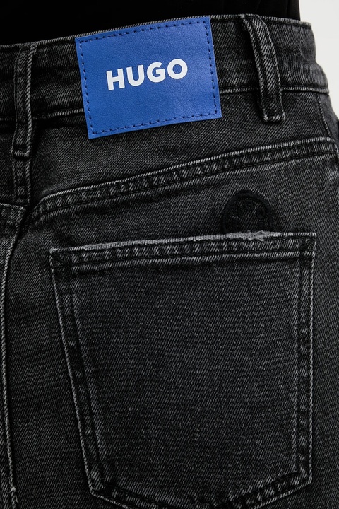 Hugo Blue spódnica jeansowa kolor czarny midi prosta 50546327 - zdjęcie produktu nr 2