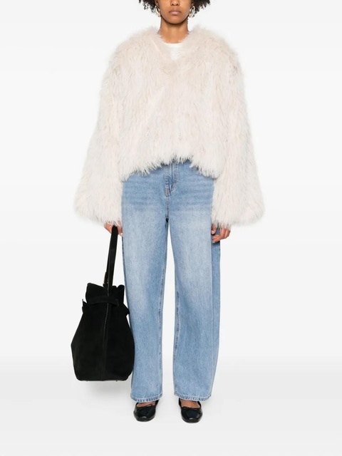Eleh faux fur jacket - Neutrals - zdjęcie produktu nr 2