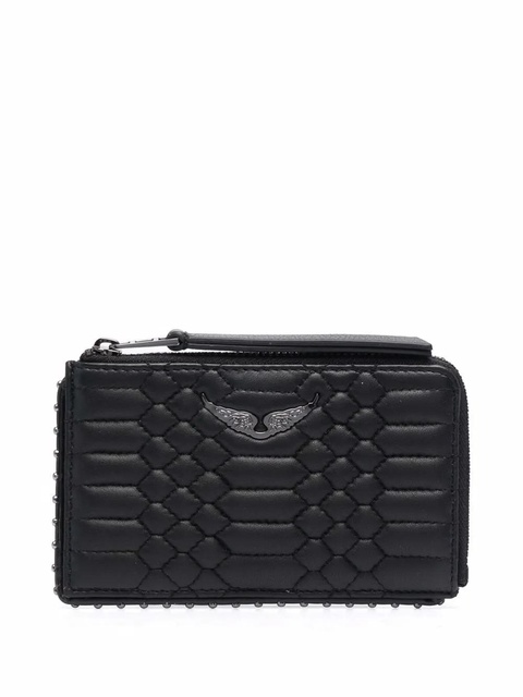 Zadig&Voltaire quilted leather wallet - Black - zdjęcie produktu nr 1