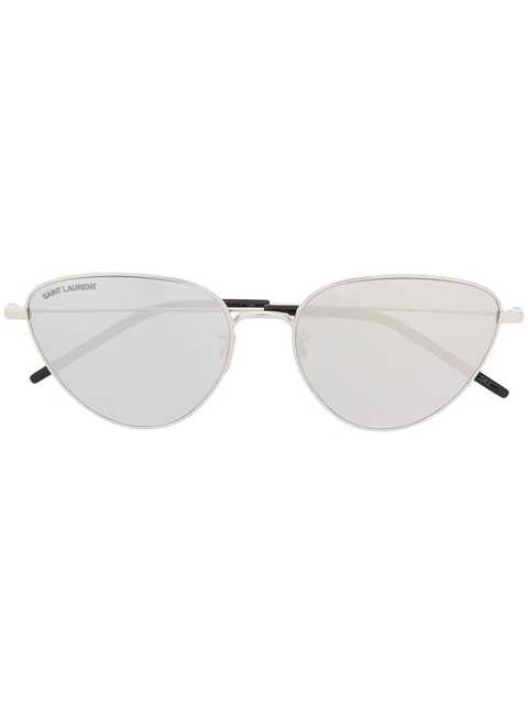 Saint Laurent Eyewear cat-eye frame sunglasses - Silver - zdjęcie produktu nr 1