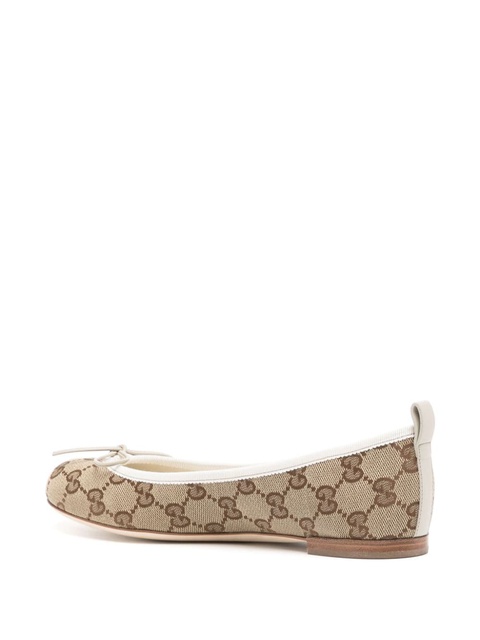 Gucci GG Supreme ballerina shoes - Brown - zdjęcie produktu nr 2