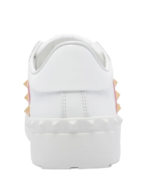 Valentino Garavani Rockstud Untitled suede-panel sneakers - White - zdjęcie produktu nr 2