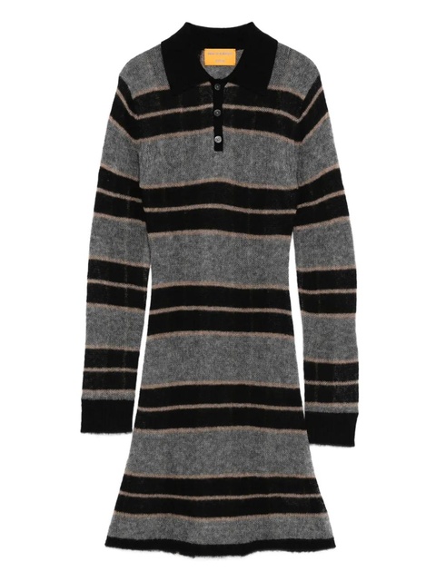 Guest In Residence striped midi dress - Grey - zdjęcie produktu nr 1