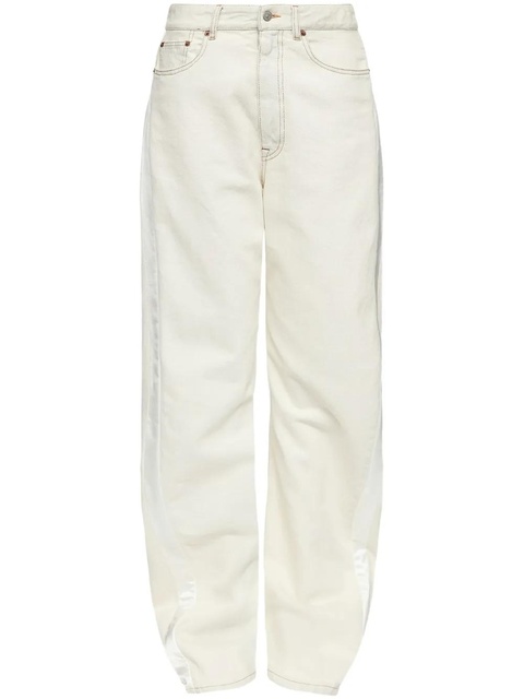 MM6 Maison Margiela five-pockets jeans - White - zdjęcie produktu nr 2