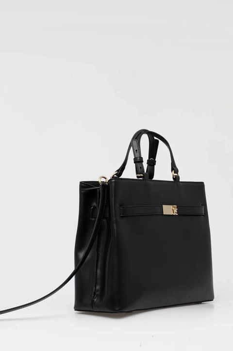 Tommy Hilfiger torebka kolor czarny AW0AW17211 - zdjęcie produktu nr 2