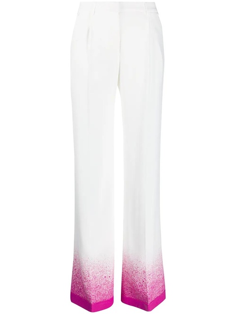 Off-White splatter-effect palazzo pants - zdjęcie produktu nr 1