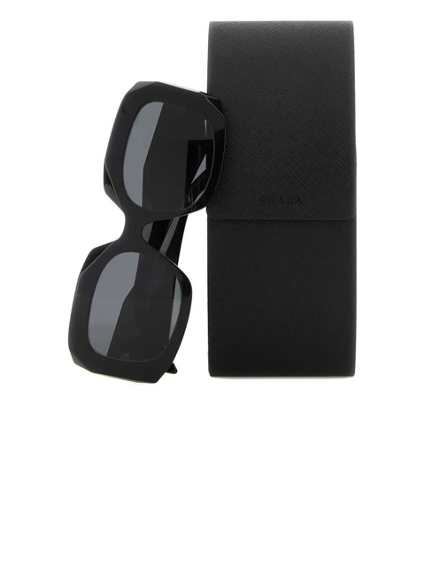Prada Eyewear geometric-frame sunglasses - Black - zdjęcie produktu nr 2