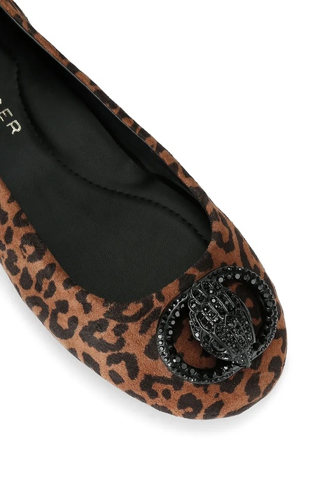 Kurt Geiger London baleriny zamszowe Chelsea Ballerina kolor brązowy 5000635289 - zdjęcie produktu nr 1