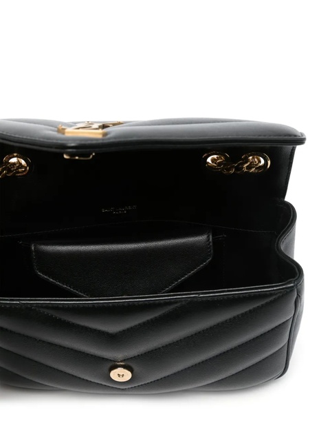 Saint Laurent small Loulou shoulder bag - Black - zdjęcie produktu nr 2