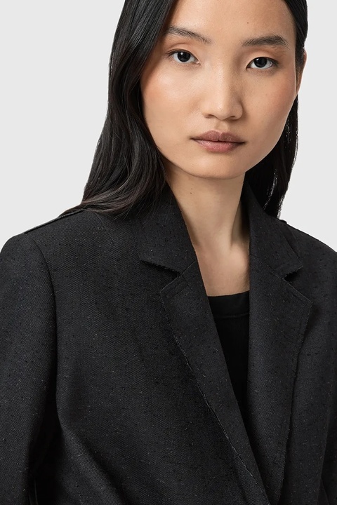 AllSaints marynarka ESSIE kolor szary jednorzędowa W008QD - zdjęcie produktu nr 1