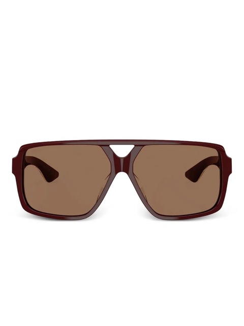 KHAITE x Oliver Peoples pilot-square sunglasses - Brown - zdjęcie produktu nr 1