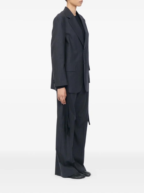 MM6 Maison Margiela pinstripe tie jacket - Grey - zdjęcie produktu nr 2