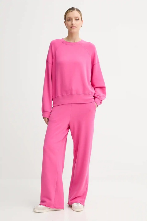 American Vintage bluza damska kolor różowy gładka ATU03B - zdjęcie produktu nr 1
