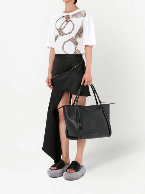 JW Anderson zip-detail mini skirt - Black - zdjęcie produktu nr 2