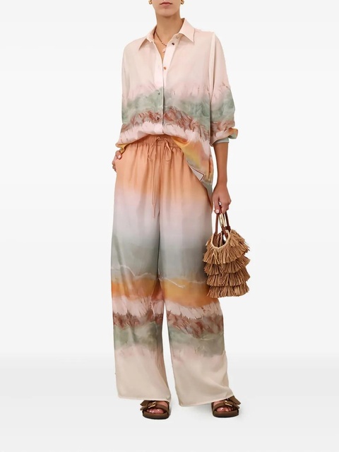 ZIMMERMANN ZIM DAYLIGHT RELAXED PANT TIE DYE - Neutrals - zdjęcie produktu nr 1