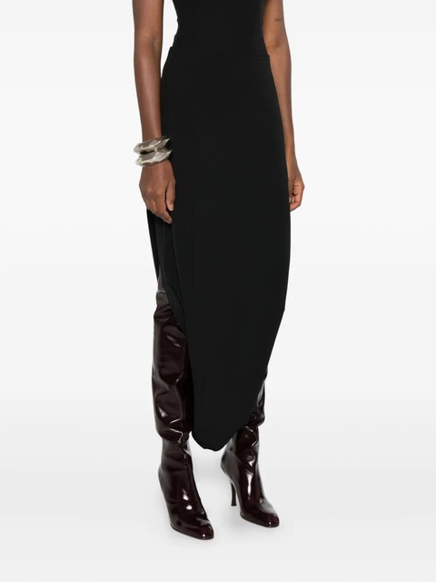Jean Paul Gaultier asymmetric midi skirt - Black - zdjęcie produktu nr 2