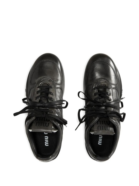 Miu Miu lace-up sneakers - Black - zdjęcie produktu nr 1