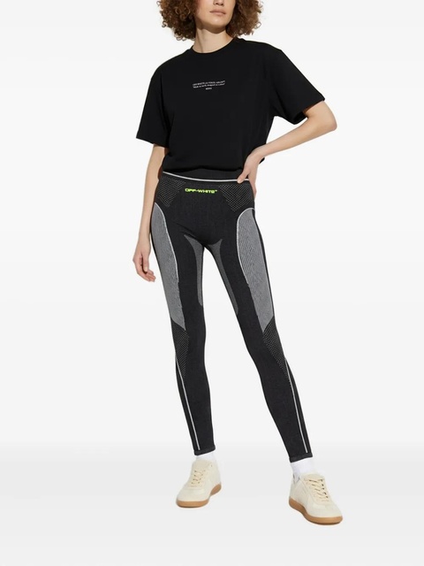 Off-White striped panelled trousers - Black - zdjęcie produktu nr 1