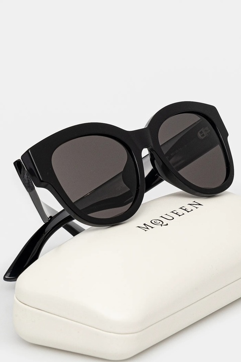 Alexander McQueen okulary przeciwsłoneczne damskie kolor czarny AM0509SA - zdjęcie produktu nr 2