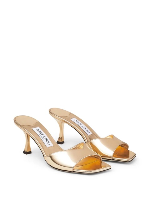 Jimmy Choo Skye 70mm metallic mules - Gold - zdjęcie produktu nr 2