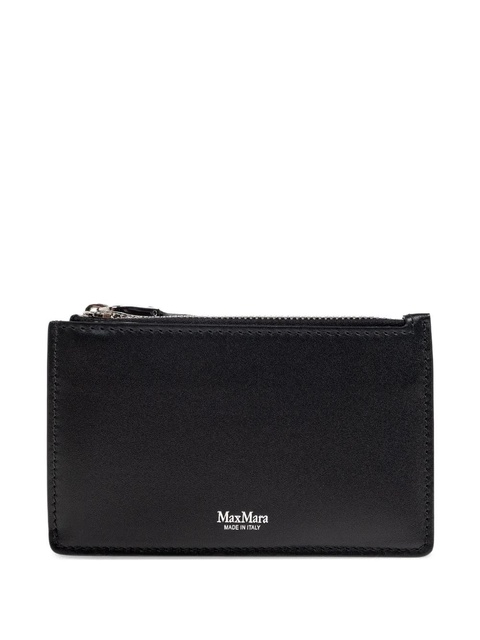 Max Mara leather zip pouch - Black - zdjęcie produktu nr 1