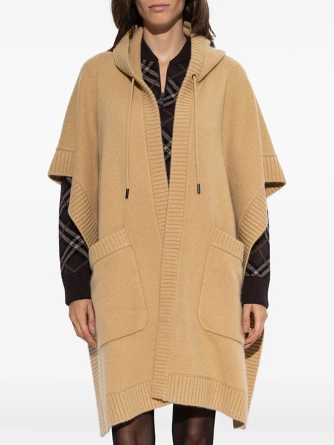 Burberry hooded pocket cape - Neutrals - zdjęcie produktu nr 2