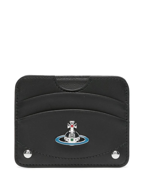 Vivienne Westwood Orb-plaque cardholder - Black - zdjęcie produktu nr 1