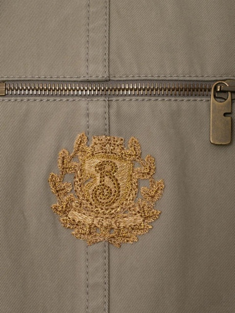 Burberry cotton cropped trousers - Neutrals - zdjęcie produktu nr 2