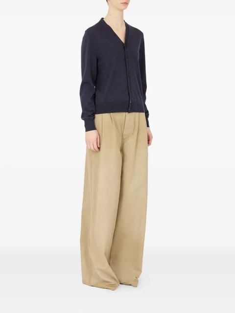 Maison Margiela wool cardigan - Blue - zdjęcie produktu nr 2