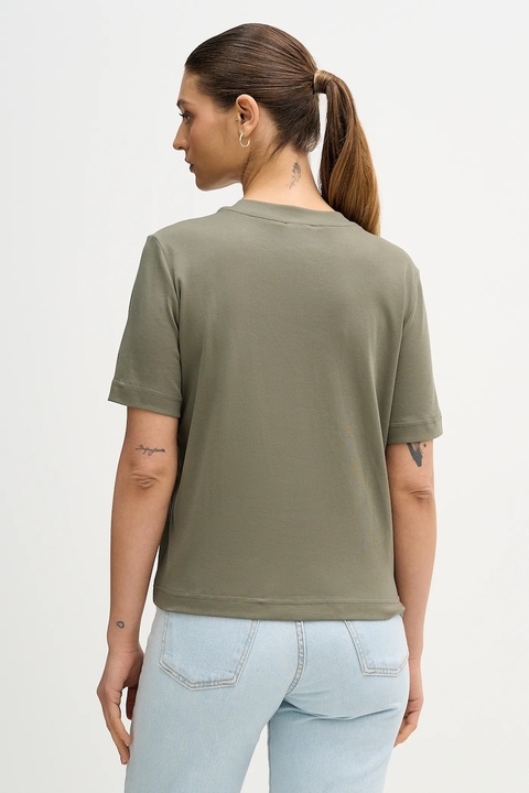 United Colors of Benetton t-shirt bawełniany damski kolor zielony 3DCJD10B5 - zdjęcie produktu nr 1