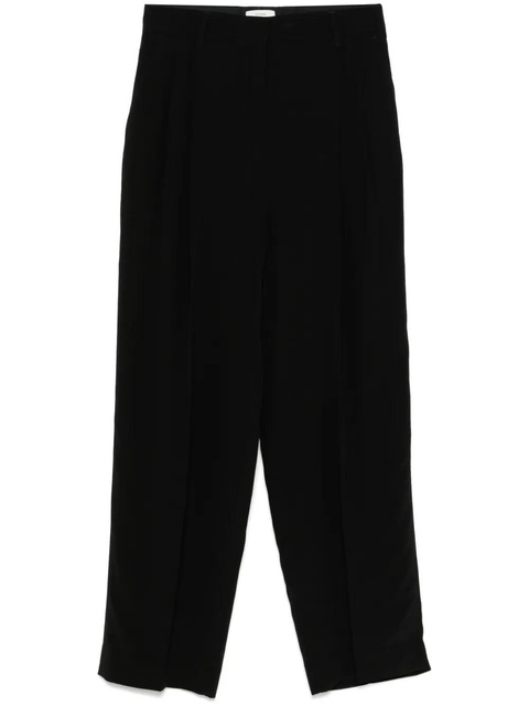 TOTEME pleated straight-leg trousers - Black - zdjęcie produktu nr 1