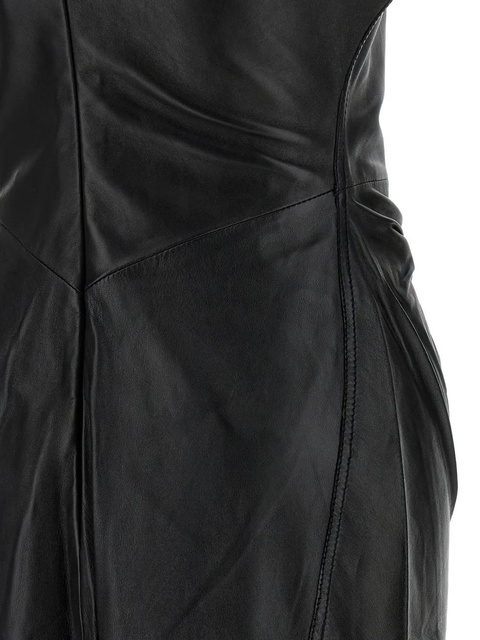 Victoria Beckham gathered waist midi dress - Black - zdjęcie produktu nr 2