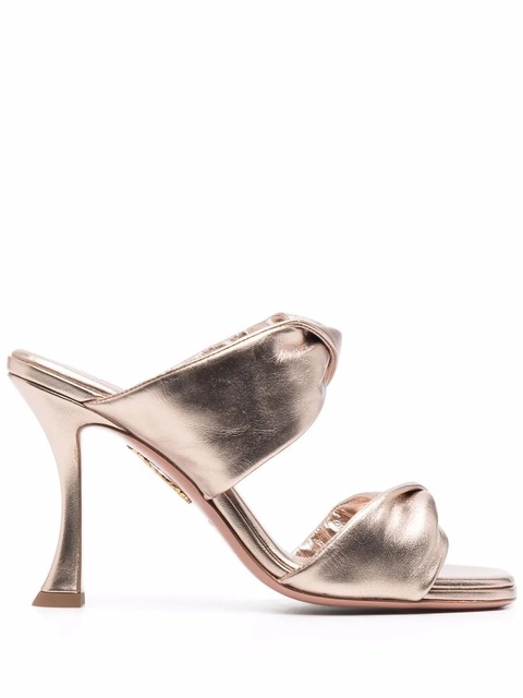 Aquazzura Twist 95 sandals - Gold - zdjęcie produktu nr 1
