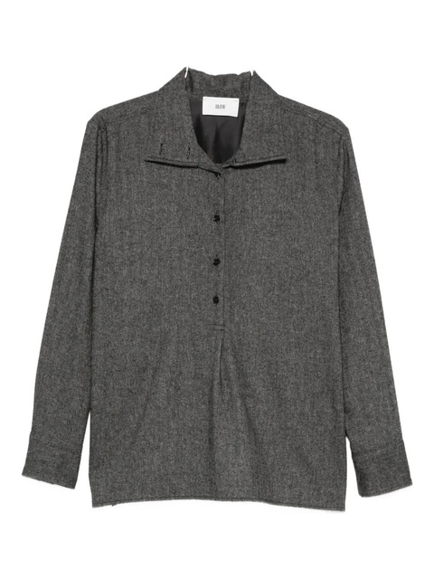 SOLOTRE buttoned-collar shirt - Grey - zdjęcie produktu nr 1