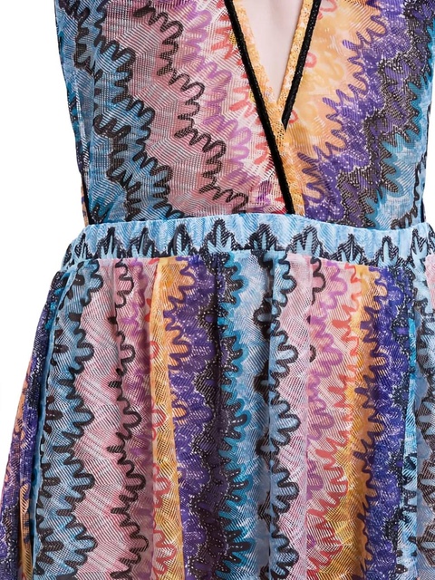 Missoni zigzag-pattern maxi dress - Pink - zdjęcie produktu nr 2