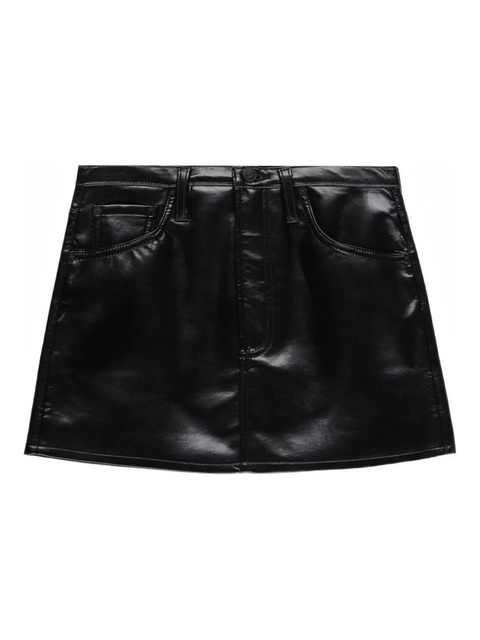 AGOLDE Mini Keira topstitching skirt - Black - zdjęcie produktu nr 1