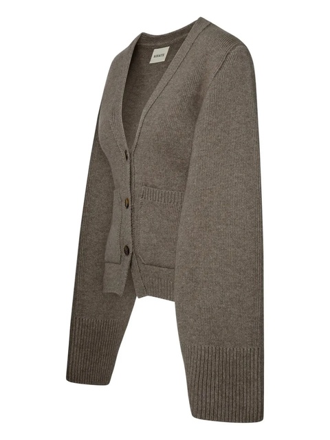 KHAITE Scarlet cardigan - Brown - zdjęcie produktu nr 1