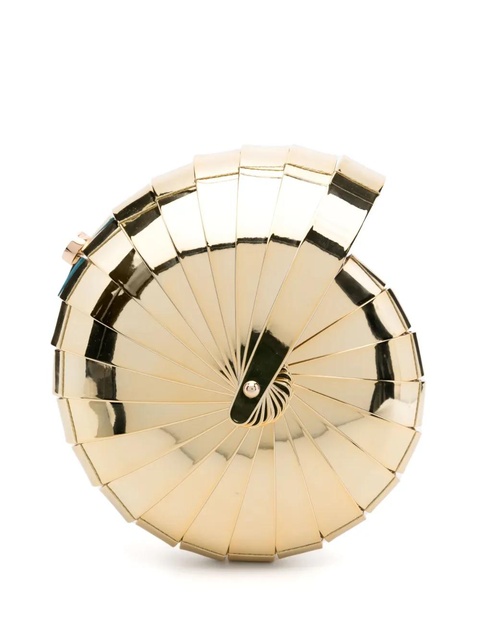 Cult Gaia shell-motif clutch bag - Gold - zdjęcie produktu nr 1
