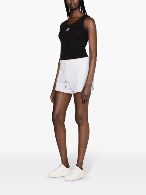 Zadig&Voltaire logo-charm cotton mini shorts - Grey - zdjęcie produktu nr 2