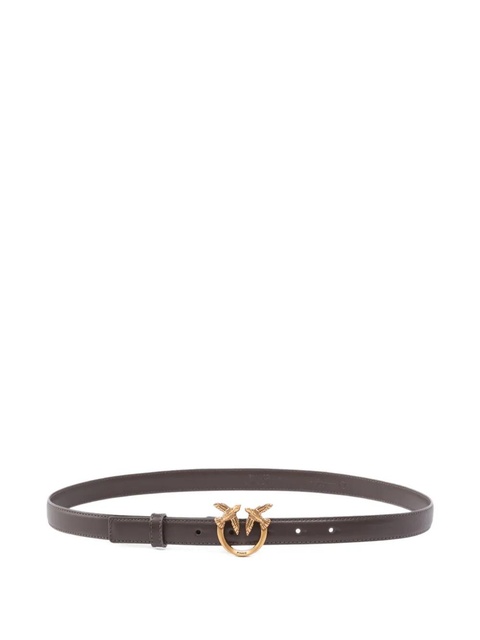 PINKO bird-buckle leather belt - Brown - zdjęcie produktu nr 1