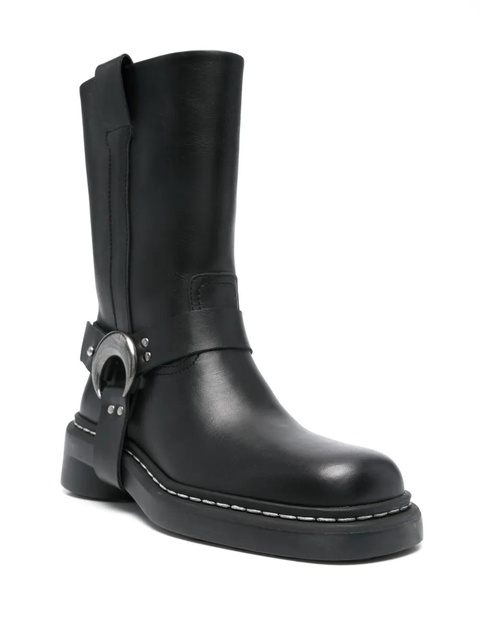 Marine Serre Crescent Moon-plaque boots - Black - zdjęcie produktu nr 2