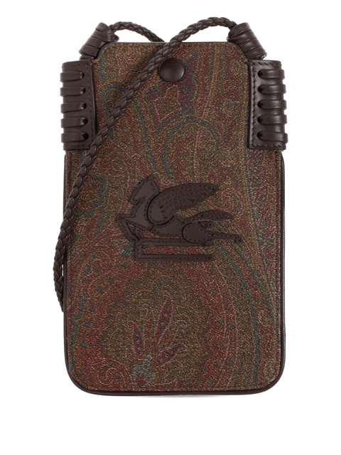 ETRO paisley-pattern phone bag - Brown - zdjęcie produktu nr 1