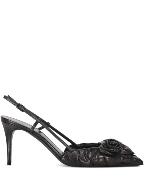 Valentino Garavani 80mm Atelier slingback pumps - Black - zdjęcie produktu nr 1