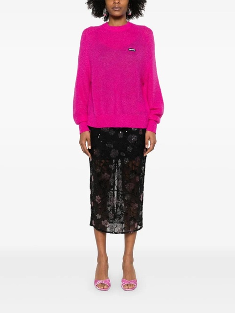 ROTATE BIRGER CHRISTENSEN logo sweater - Pink - zdjęcie produktu nr 2