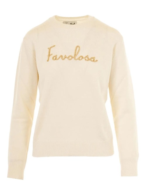 MC2 Saint Barth New Queen embroidered-detail sweater - Neutrals - zdjęcie produktu nr 1