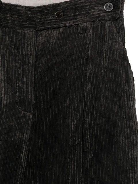 Alysi corduroy-texture trousers - Grey - zdjęcie produktu nr 2