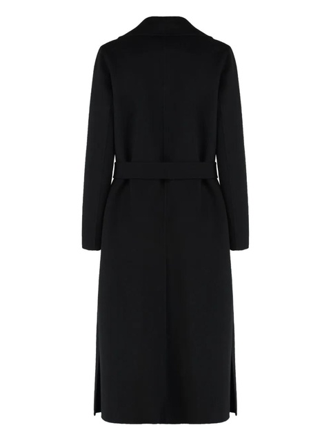 Weekend Max Mara Manu belted wool coat - Black - zdjęcie produktu nr 2