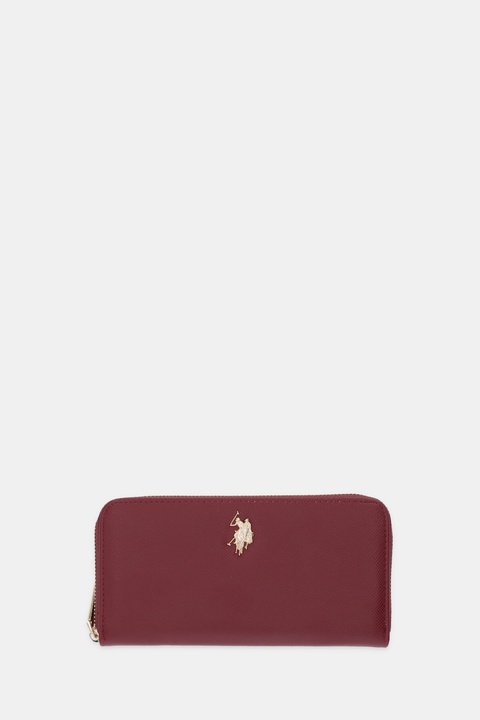 U.S. Polo Assn. portfel Jones damski kolor bordowy BEUJE8658WVP - zdjęcie produktu nr 1